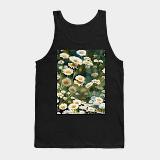 Painted Summer Daisies Tank Top